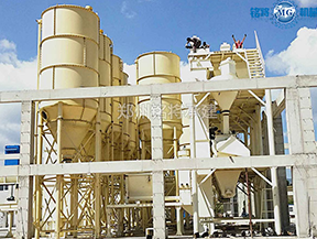 幹粉砂漿設備配料係統基本流程