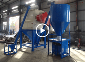 簡易雙軸幹粉砂漿生產線現場組裝視頻