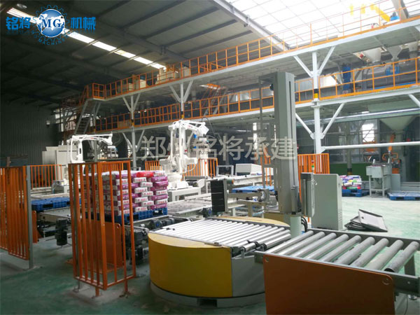 自動碼垛生產線 自(zì)動碼垛生產線