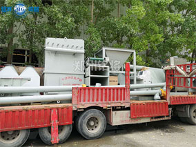 新鄭輕質抹灰石膏砂漿生產（chǎn）線發貨