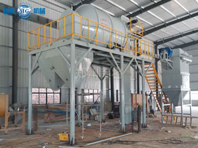 南（nán）昌保溫砂漿（jiāng）生產線安裝接（jiē）近尾聲