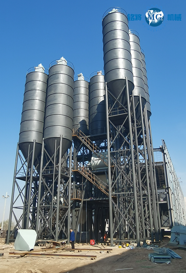 北京北鵬時產100噸幹(gàn)粉砂漿設備主體已(yǐ)經(jīng)完工 北京北(běi)鵬時產100噸幹粉砂漿設(shè)備主體已經完工