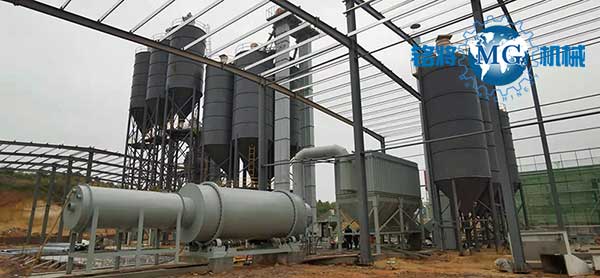 湖北（běi）雙（shuāng）信宜昌幹粉砂漿設備現場