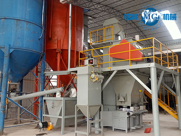 年產10萬噸幹粉砂漿(jiāng)生產線有那些設備組成 年產10萬噸(dūn)幹粉砂漿(jiāng)生產線有那些設備組成