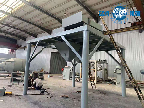 杭州蕭山砂漿幹混站項（xiàng）目安裝現場