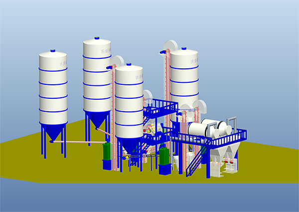 節能玻化微珠保(bǎo)溫砂(shā)漿生產線 節能玻化微珠保溫砂漿生產線(xiàn)