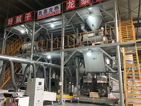 膩子(zǐ)粉自(zì)動混合生產線 膩子粉自動混合生產線