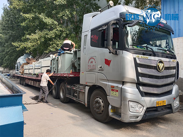 浙江台州幹粉砂漿生（shēng）產線發貨場景圖