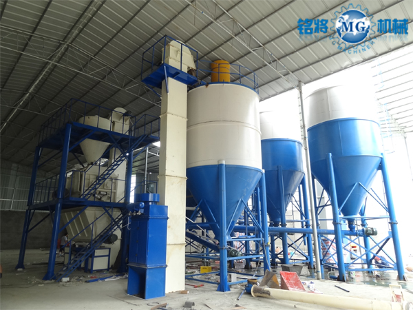 全自動幹粉砂漿生產線 全自動幹粉砂漿(jiāng)生產線