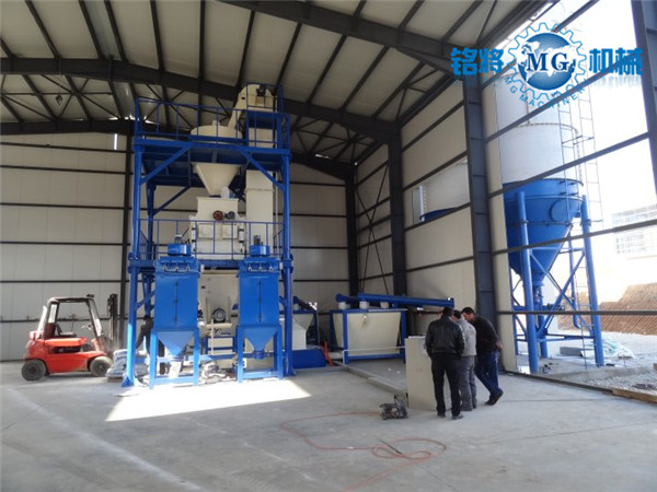 瑞士全（quán）自動幹粉砂漿生產線（xiàn）