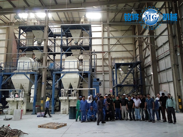 阿聯酋（qiú）迪拜智能型（xíng）保（bǎo）溫砂漿生產線