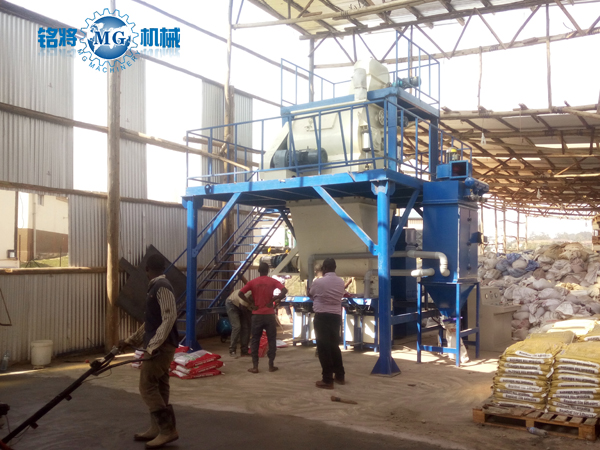 半自動幹粉砂漿（jiāng）生產線