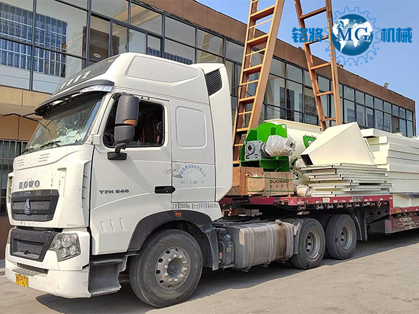 陝西鹹陽兩套特種砂漿生產線發貨圖