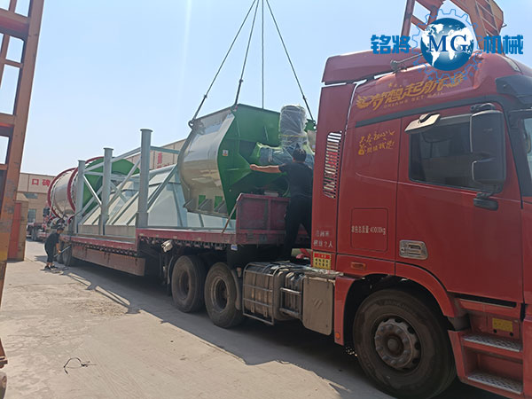 陝西榆林年產二十萬噸幹混砂漿設備發貨 陝西榆林年產二十萬噸幹混砂漿設備發貨