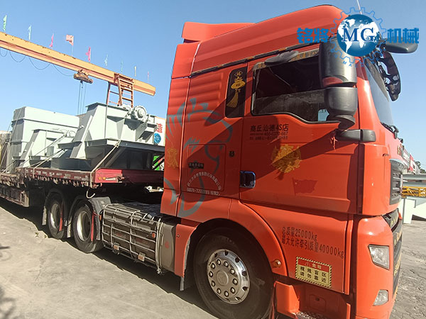 廣東（dōng）佛山幹粉（fěn）砂漿生產線發（fā）貨現場