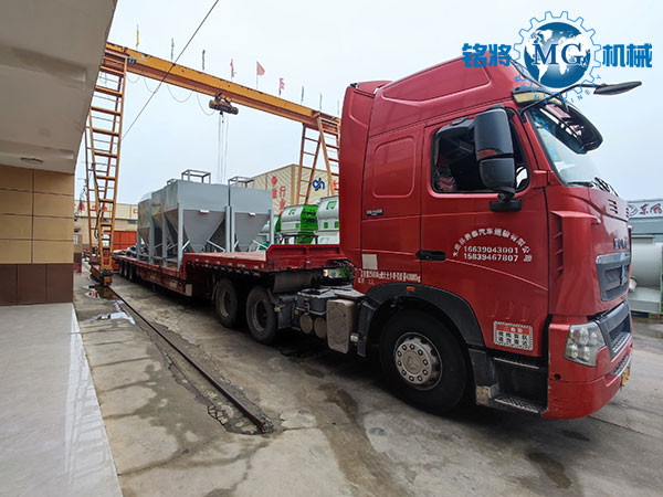 江西鷹潭幹粉砂漿設備發貨（huò）！