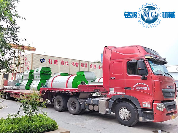 江西鷹潭幹粉砂漿設（shè）備發貨！