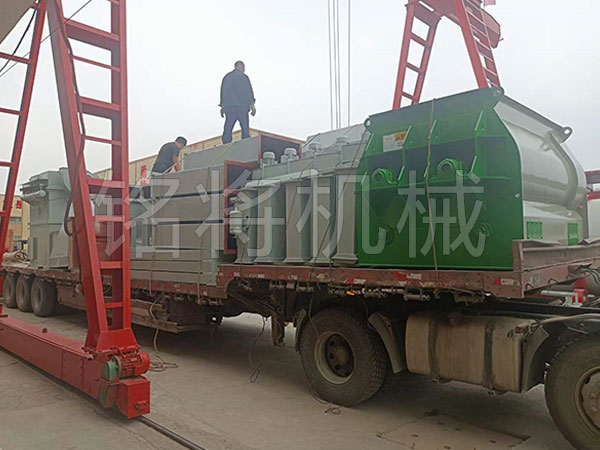 幹粉砂漿生（shēng）產線發往湖北武漢