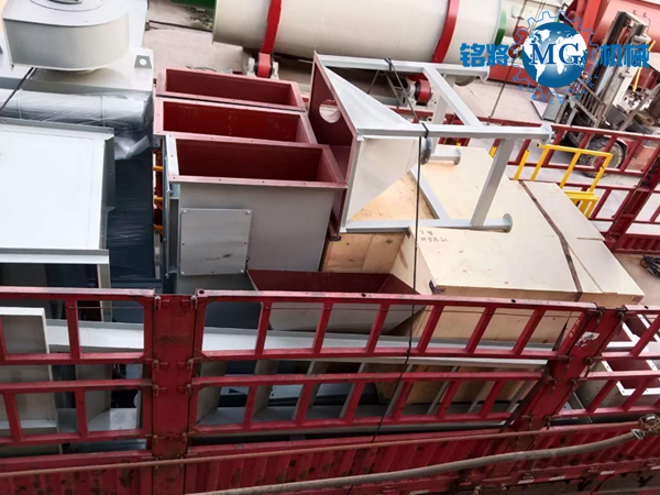 時產8噸半自動幹粉砂漿生產線發往蒙古